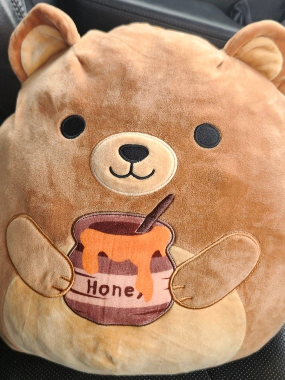 Squishmallows Baron the Bear 14" Plush Honey Pot Brown Kellytoy No tags
